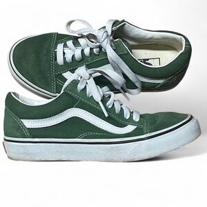 VANS Old Skool Color Theory - Deep Grass Duck Green - Women’s 6 - Men's Size 4.5